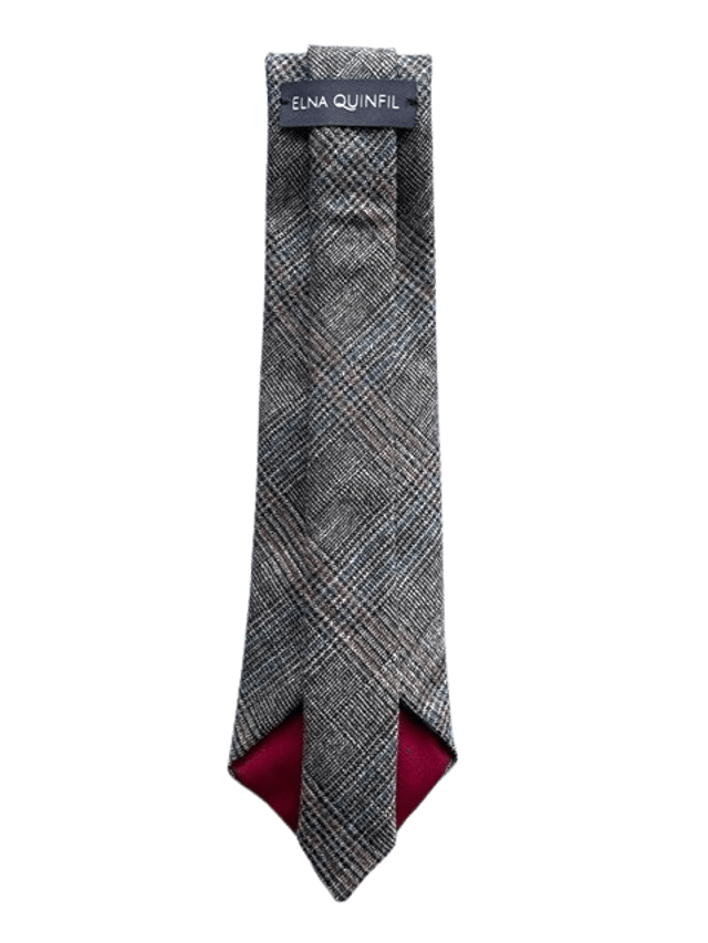 Cravate motif Jacquard : 57% coton / 38% polyester / 5% elasthanne